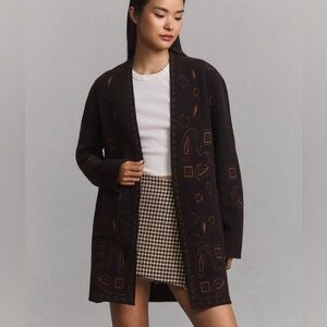 NVLT Paisley Brown Cardigan